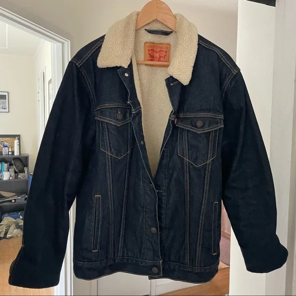 Levi’s Unisex Jacket Sherpa - Picture 4 of 12